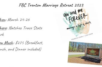 FBC’s Marriage Retreat, March 24 & 25